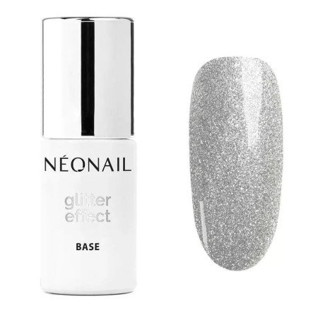 NeoNail báza Glitter effect Silver Shine 7,2ml - Akcia - len za 9.9 Eur | NechtovyRaj.sk - Všetko pre Vašu krásu