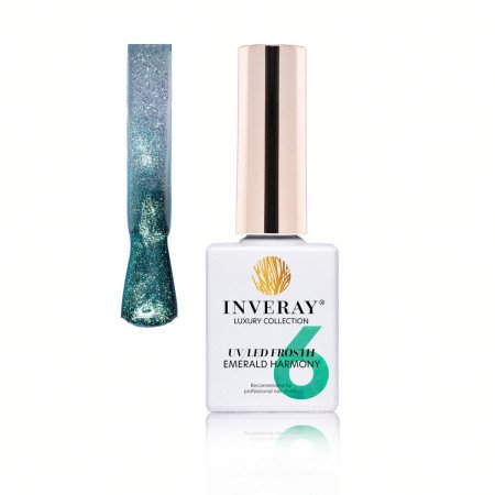 Inveray UV/LED Gél lak FRØSTH 006 Emerald harmony