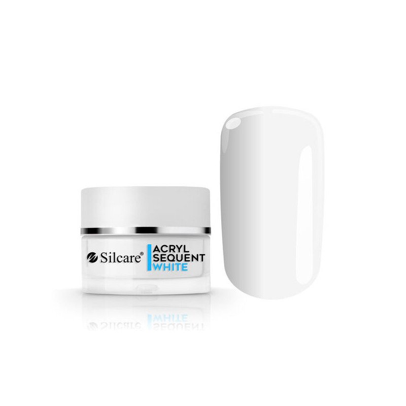 E-shop Lux akrylový prášok white 12g Biela