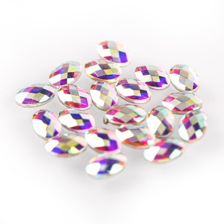 Zirkónové 3D diamanty nechty č.1 AB 20ks