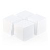 Perforované bezprašné štvorčeky na nechty: biele, veľmi pevné a savé, bezprašné vatové tampóny s perforáciou (otvormi). Vyrobené z pevného materiálu, vytvoreného špeciálne pre  nechtový styling.