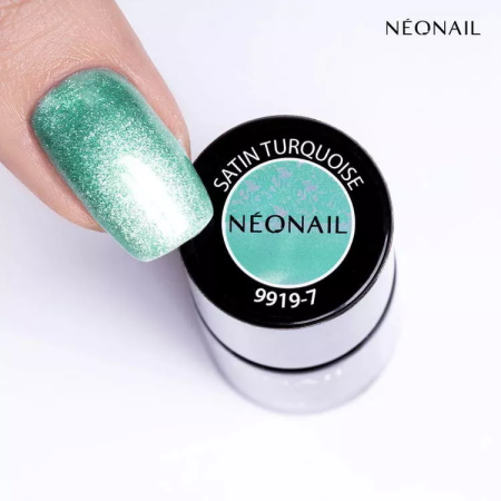 NeoNail gél lak Cat Eye Satin Turquoise 7,2 ml - Akcia - len za 9.9 Eur | NechtovyRaj.sk - Všetko pre Vašu krásu