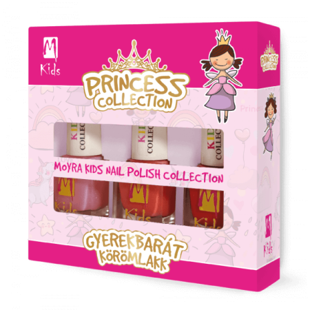 Moyra KIDS Princess collection Detský lak sada 3x7ml