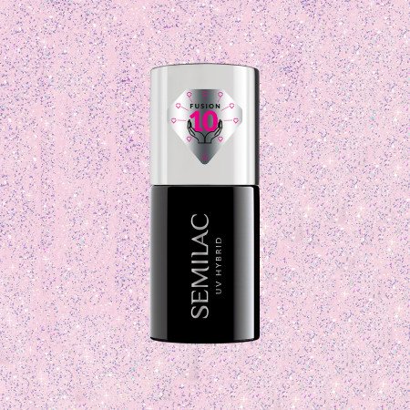 Semilac Extend Care 5v1 806 Glitter Delicate Pink Ružová