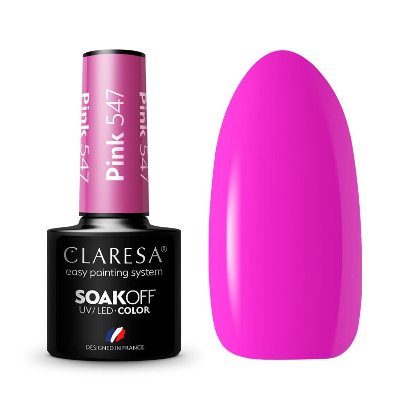 E-shop Gél lak CLARESA® Pink 547 5ml Ružová