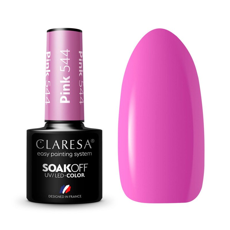 E-shop Gél lak CLARESA® Pink 544 5ml Ružová