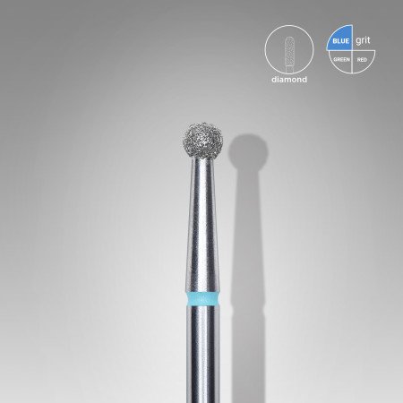 Staleks Diamantový brúsny nadstavec - “ball” blue 2,7mm - FA01B027 - Akcia - len za 3.4 Eur | NechtovyRaj.sk - Všetko pre Vašu k