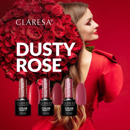Gél lak CLARESA Dusty Rose 4 - Akcia - len za 3.79 Eur | NechtovyRaj.sk - Všetko pre Vašu krásu