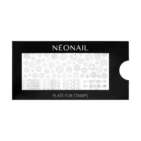 NeoNail doštička na pečiatkovanie 17 - vločky - Akcia - len za 4.99 Eur | NechtovyRaj.sk - Všetko pre Vašu krásu