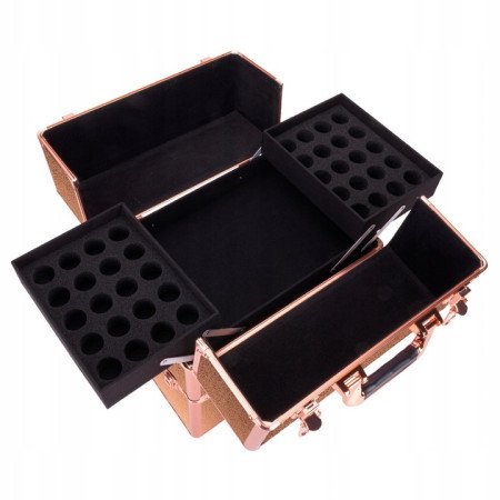 Dvojdielny kozmetický kufrík Rose Golden XL - Akcia - len za 64.9 Eur | NechtovyRaj.sk - Všetko pre Vašu krásu