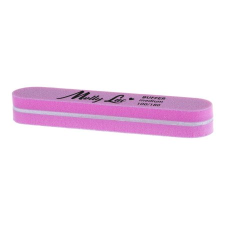 Molly Lac ružový mini buffer rovný 100/180 - len za 0.5 Eur | NechtovyRaj.sk - Všetko pre Vašu krásu
