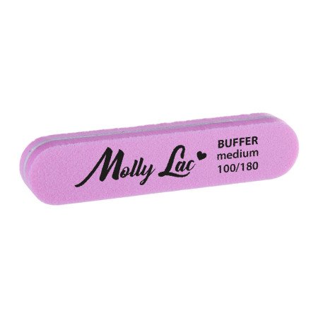 Molly Lac ružový mini buffer rovný 100/180 - len za 0.5 Eur | NechtovyRaj.sk - Všetko pre Vašu krásu