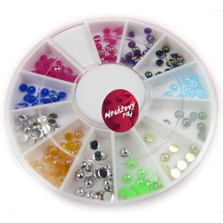 Ozdobné kamienky perleťové - mix farieb - len za 2.9 Eur | NechtovyRaj.sk - Všetko pre Vašu krásu
