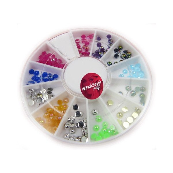 Ozdobné kamienky perleťové - mix farieb